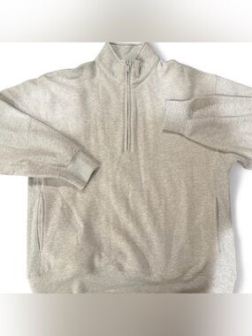 Aritzia Sweatfleece Boyfriend Half Zip